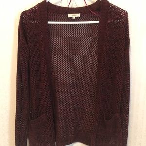 mudd • cardigan • red